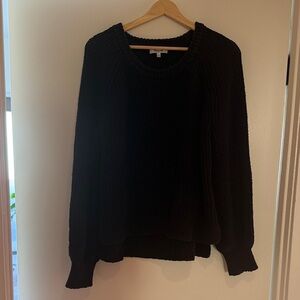 Madewell Women's Black Crew Neck Sweater